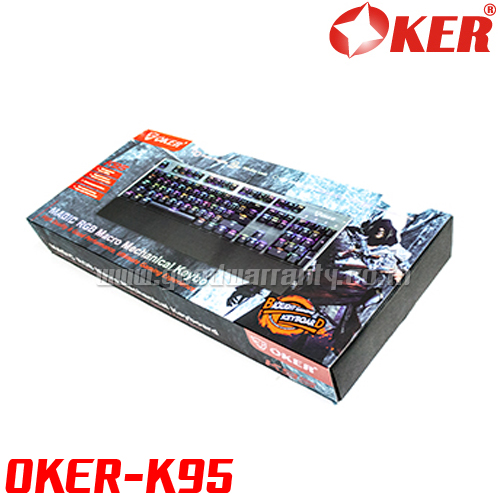 K95 BLACK OKER KEYBOARD Macro Mechanical KB-UB-OK-K95BK