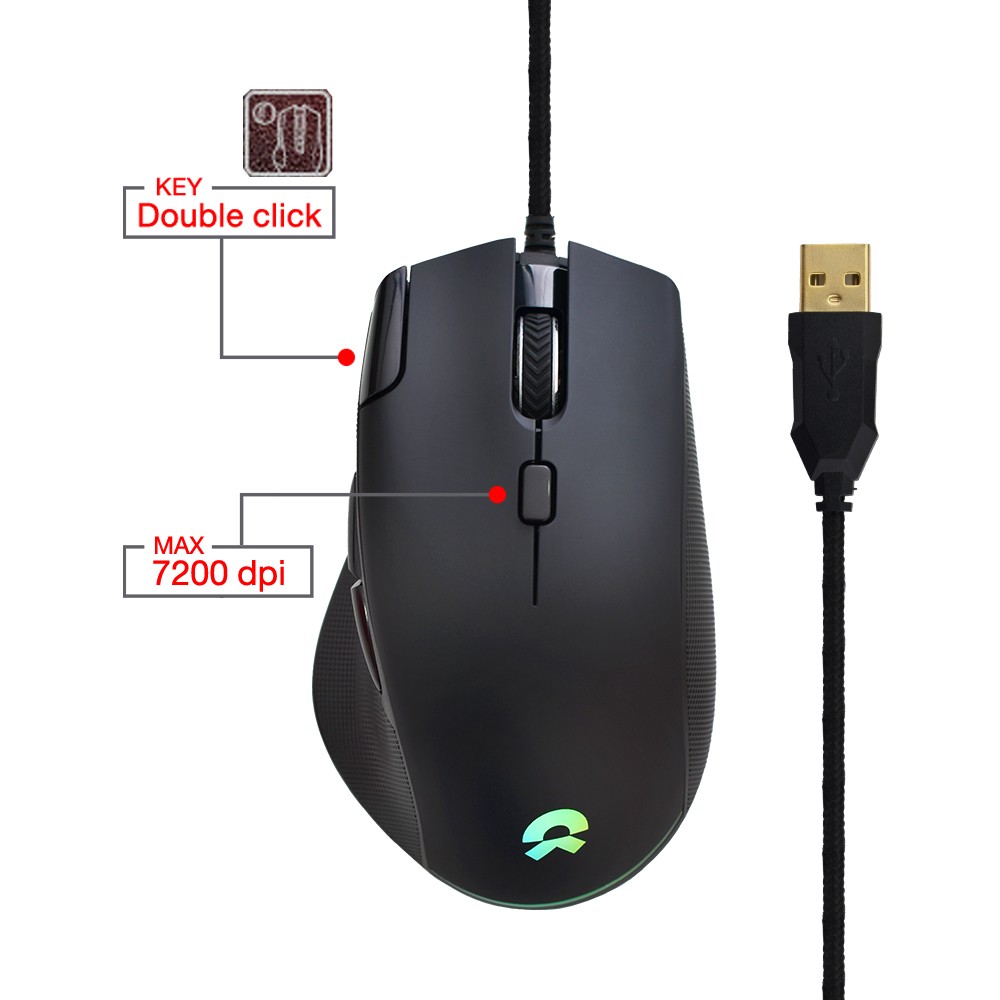 OKER M289 MOUSE MACRO USB 7200DPI ESPORTS RGB BACKLIT SKU-02951