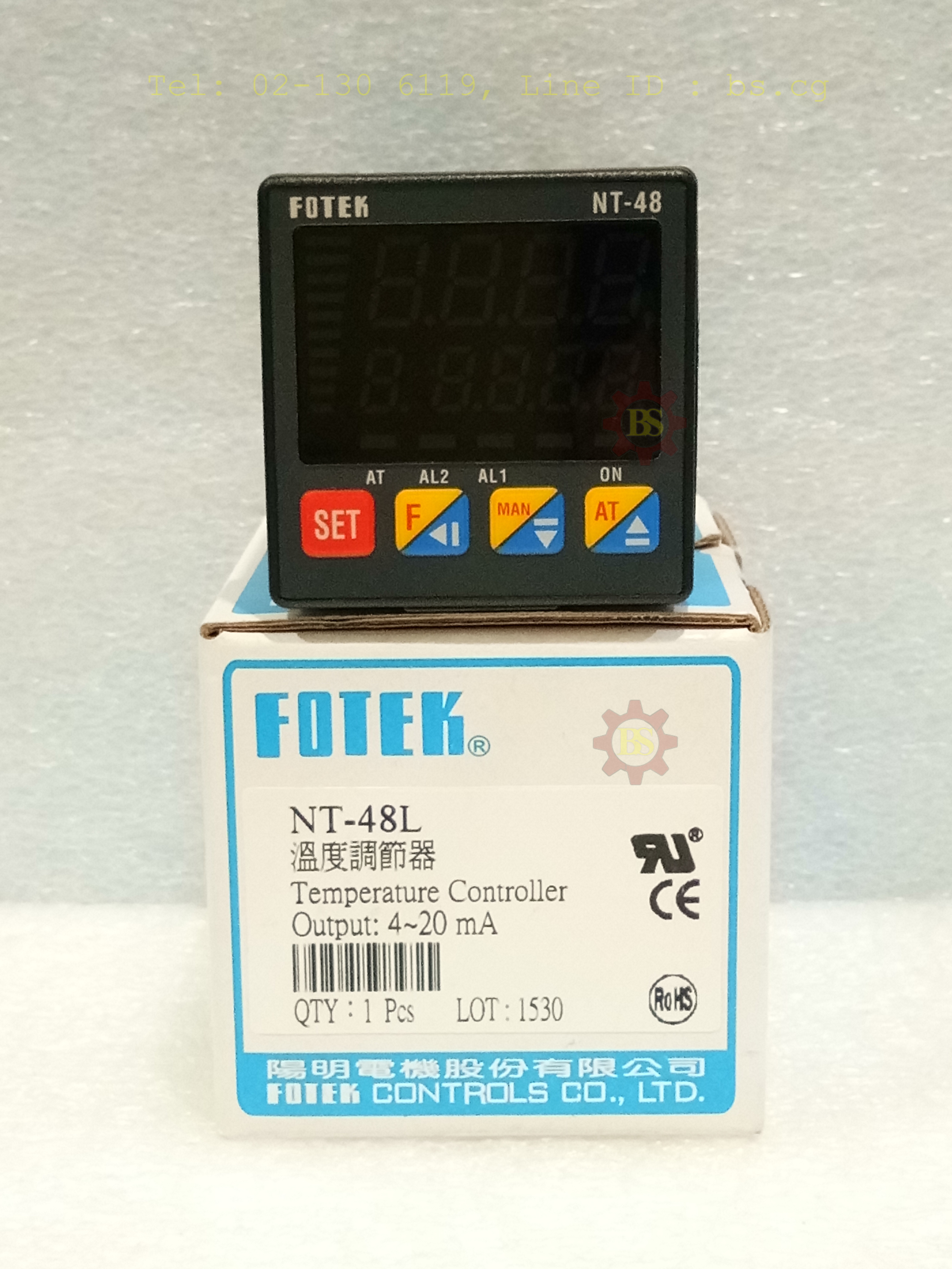FOTEK : Temperature Controller Output: 4-20 mA NT-48L