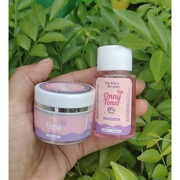 ONNY WHITE CREAM 5g & ONNY TONER 30 ml. BY VICTORY BEAUTY มินิเซตออนนี่ ออนนี่ครีมรักแร้ + ออนนี่โทนเนอร์