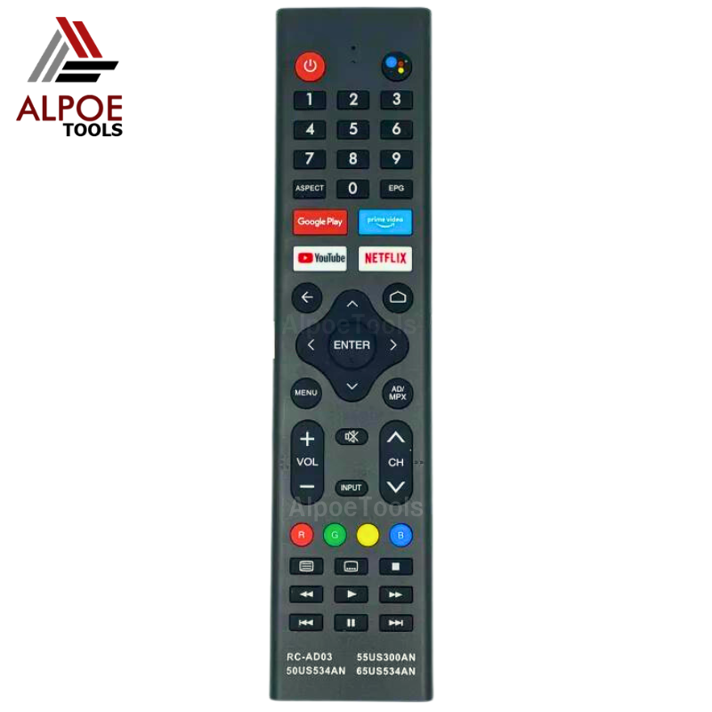 รีโมททีวี Aconatic รหัส RC-AD03 สำหรับ Smart TV