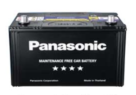 แบตเตอรี่รถยนต์กึ่งแห้ง Panasonic MF 50B24L (ราคานี้รวมเทิร์นแบตฯเก่าแล้ว)