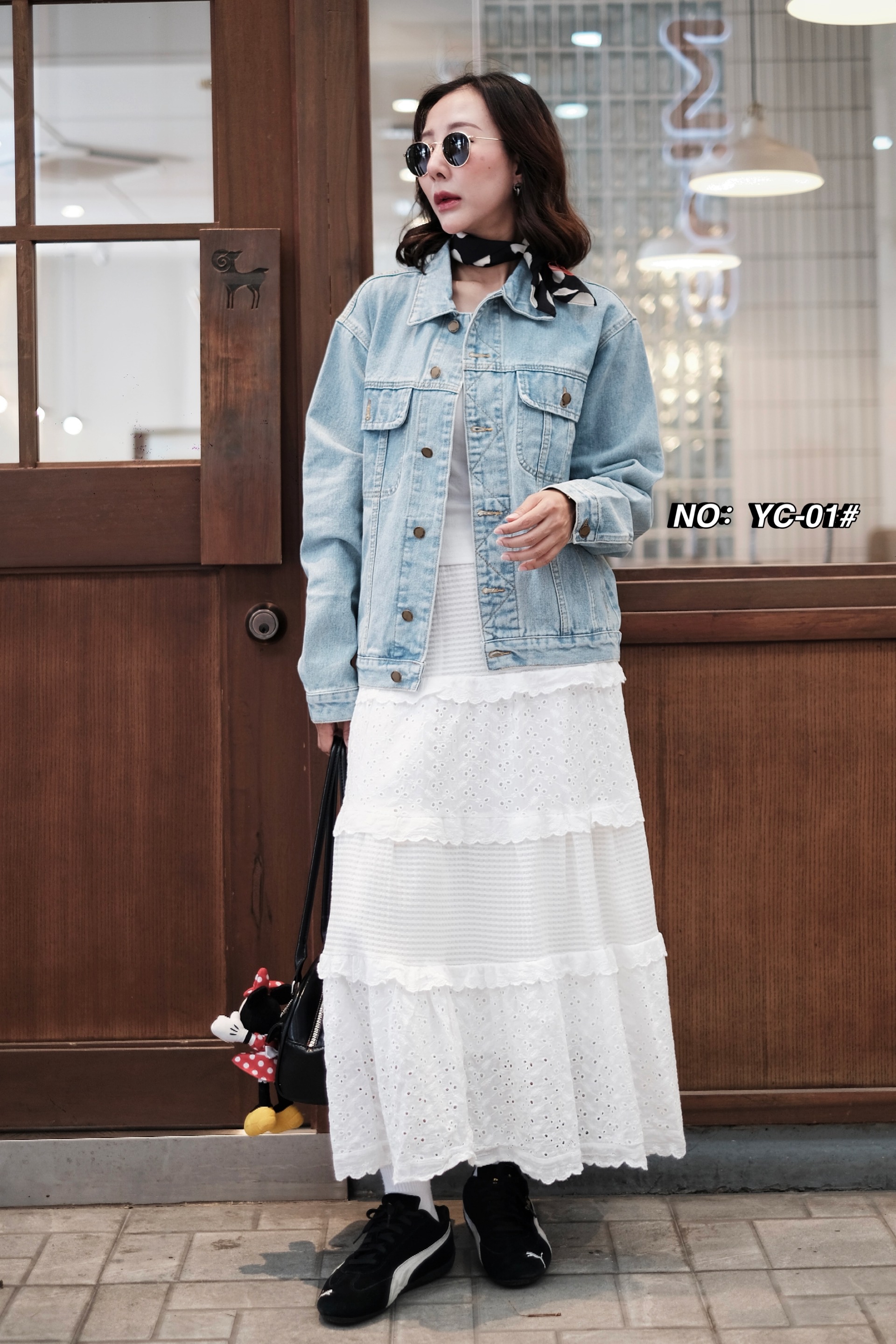 No.YC-01 -New!! Zipper Jeans Jacket แจ๊คเก็ตรุ่นใหม่มาแล้วค่า สวยจริง‼️‼️ งานฟอกสีสวยมากค่า ไม่เข้มไป ไม่อ่อนไป ทรงพอดีตัว ใส่ได้บ่อยไม่มีout รุ่นนี้คือดี