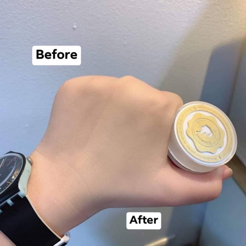 Shownaii Glossy Mousse Cream Foundation 10g. โชนาอิ มูสครีม ฟาวเดชั่น รองพื้นผิวโกลว์