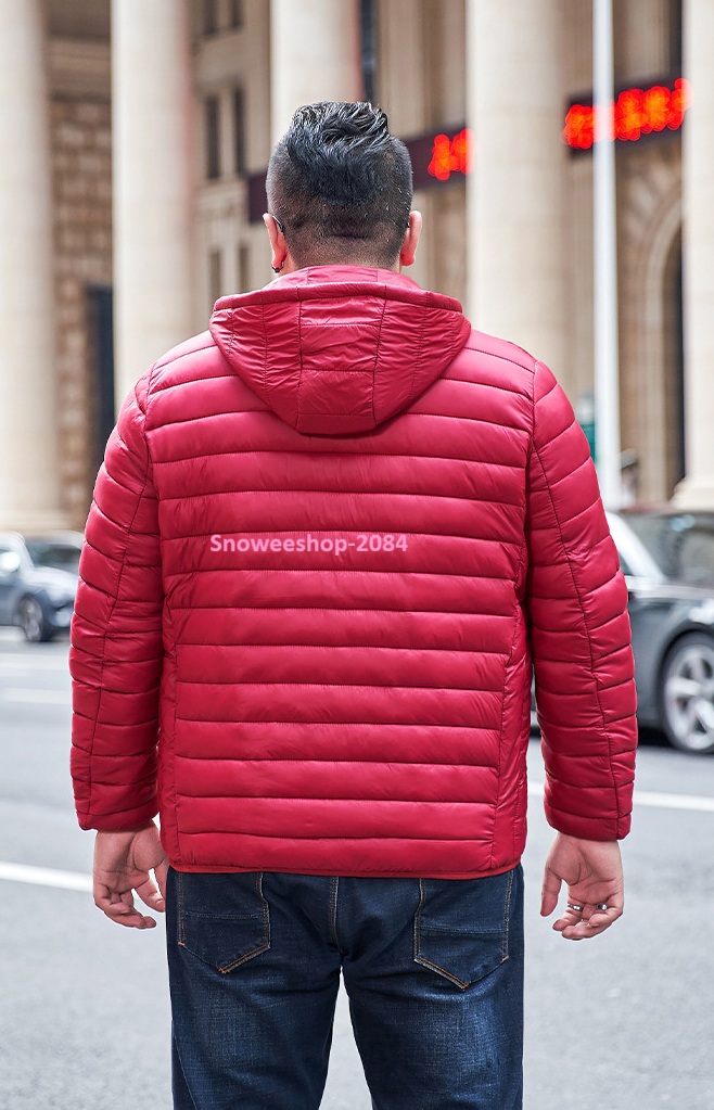 เสื้อดาวน์กันหนาวไซส์ใหญ่สุดถึง 73 นิ้ว (11XL) หมวกฮู้ดถอดได้ ใส่สบาย ไม่หนาแต่กันหนาวติดลบได้จริง อุ่น เบา ไม่เทอะทะ เที่ยวเมืองนอกมั่นใจทุกทริป ใส่ได้ทั้งผู้ชายและผู้หญิง มีให้เลือกถึง 8 สี