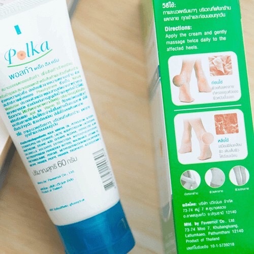 POLKA CRACKED HEEL CREAM ครีมทาส้นเท้า 25กรัม บำรุงส้นเท้าแตก