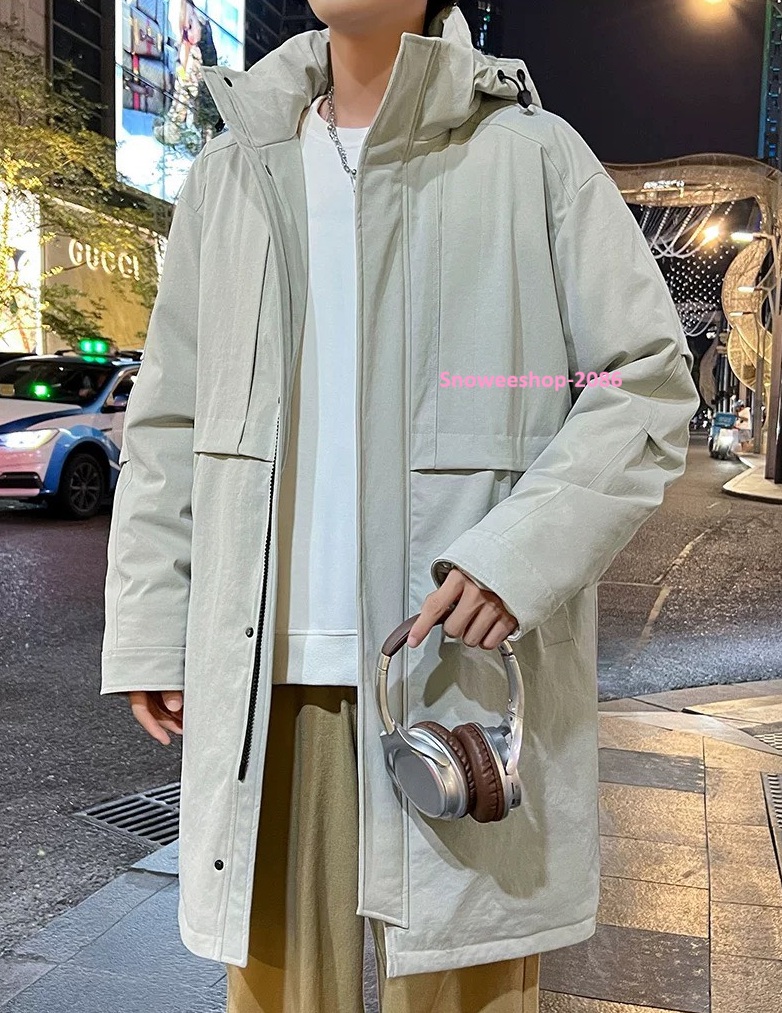 เสื้อโค้ทยาวบุหนา อุ่นได้ถึงติดลบ ไซส์ใหญ่พิเศษ L-8XL และ 3 สีสุดเท่ ใส่เที่ยวต่างประเทศหรือขึ้นเหนือก็เท่ได้ทุกองศา กันน้ำ กันลม กันหิมะครบจบในตัวเดียว ทรงยาวเหนือเข่า ดูแพง ใส่แล้วหุ่นดูสูงเพรียว มีฮู้ดปรับได้ ใส่สบายไม่อึดอัด