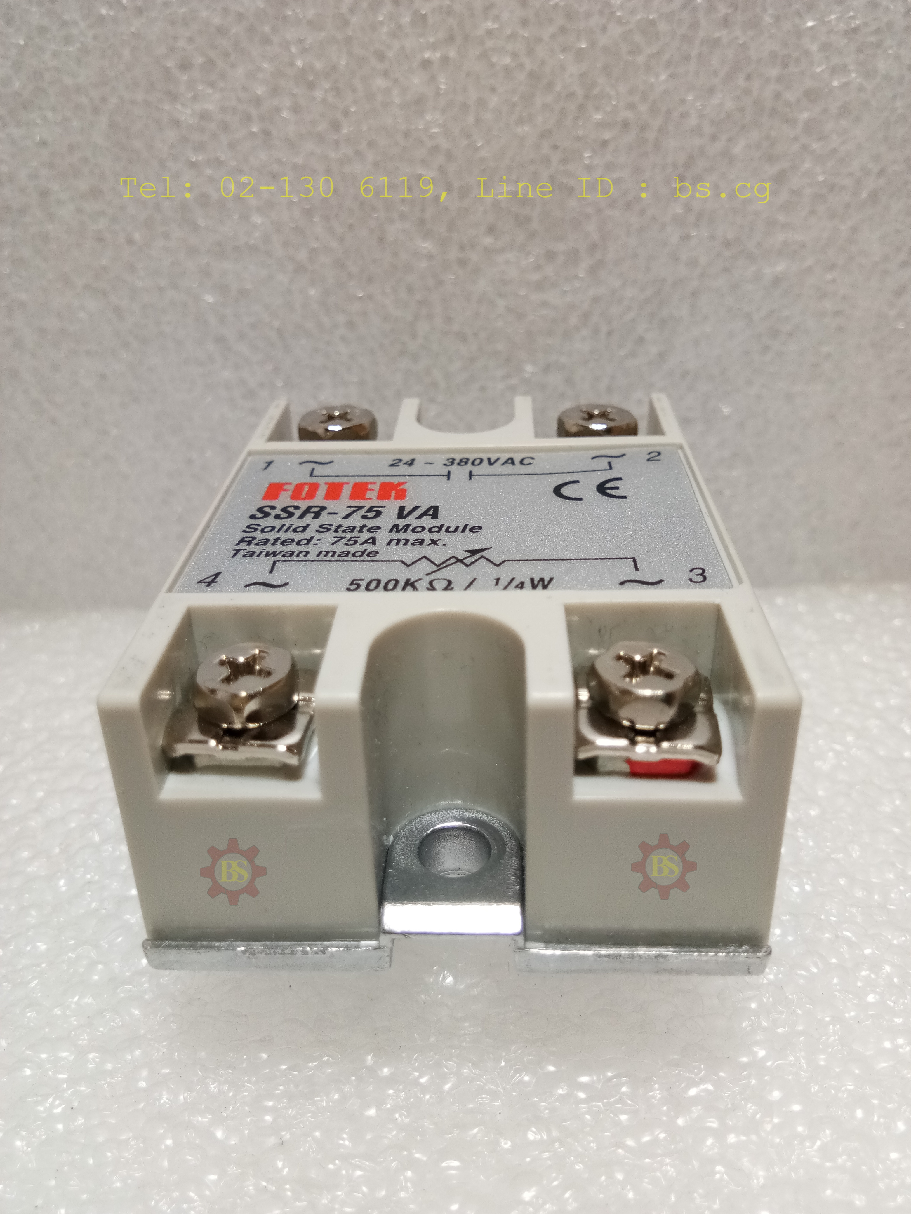 FOTEK : Solid State Module Rated: 75A max. SSR-75 VA