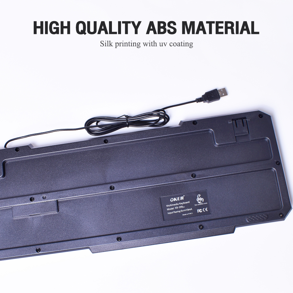OKER KB-399PLUS OKER MULTIMEDIA KEYBOARD USB KB-UB-OK-399PL