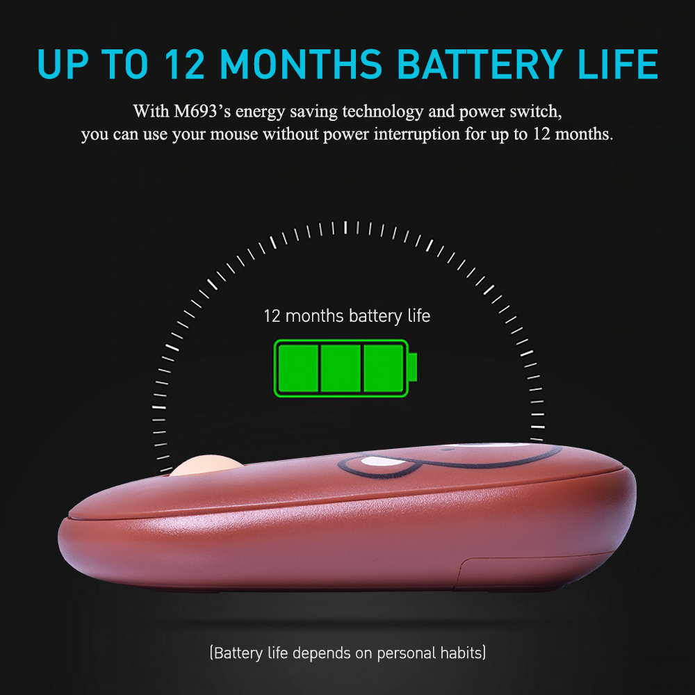 M693 OKER FASHIONABLE WIRELESS MOUSE MO-OK-WL-693XX