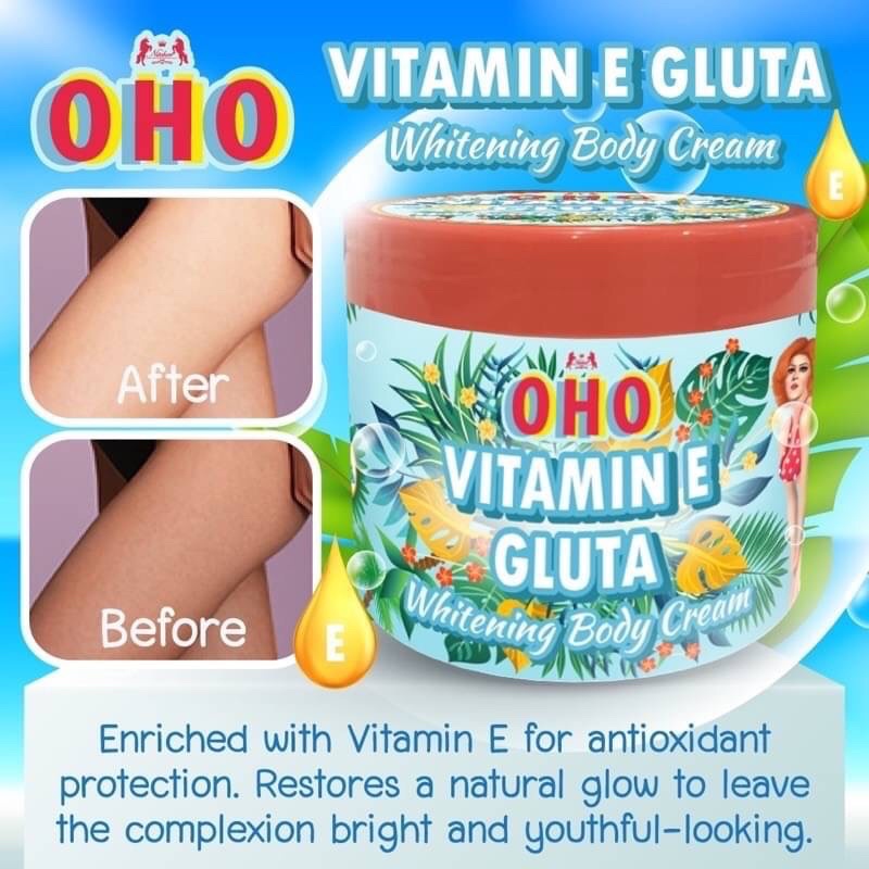 OHO Whitening Body Cream 200ML ครีมทาผิวขาว