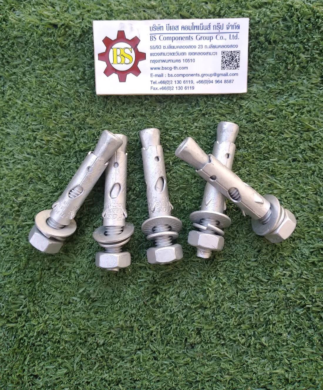 Fastenic : พุกเหล็ก 3/8" ชุบHDG (30ชิ้น/กล่อง)