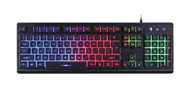NUBWO NK031 NUBWO SAVIOR GAMING KEYBOARD RAINBOW 9LED MODES KB-UB-NW-NK31X