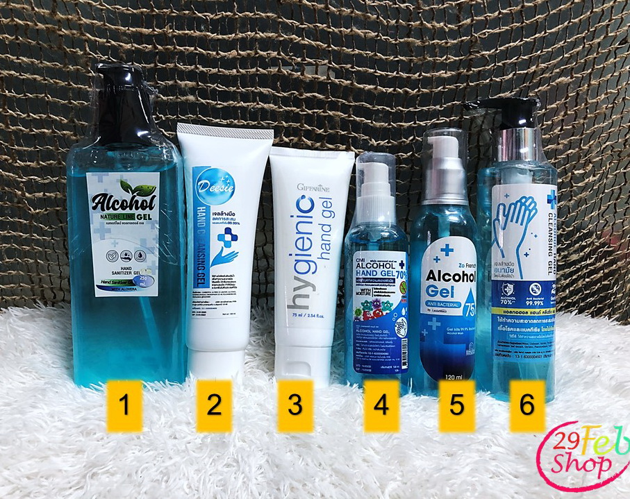 Alcohol Hand Cleansing Gel แอลกอฮอล์ล้างมือ เจลล้างมือ ปริมาณ 75-250 ml