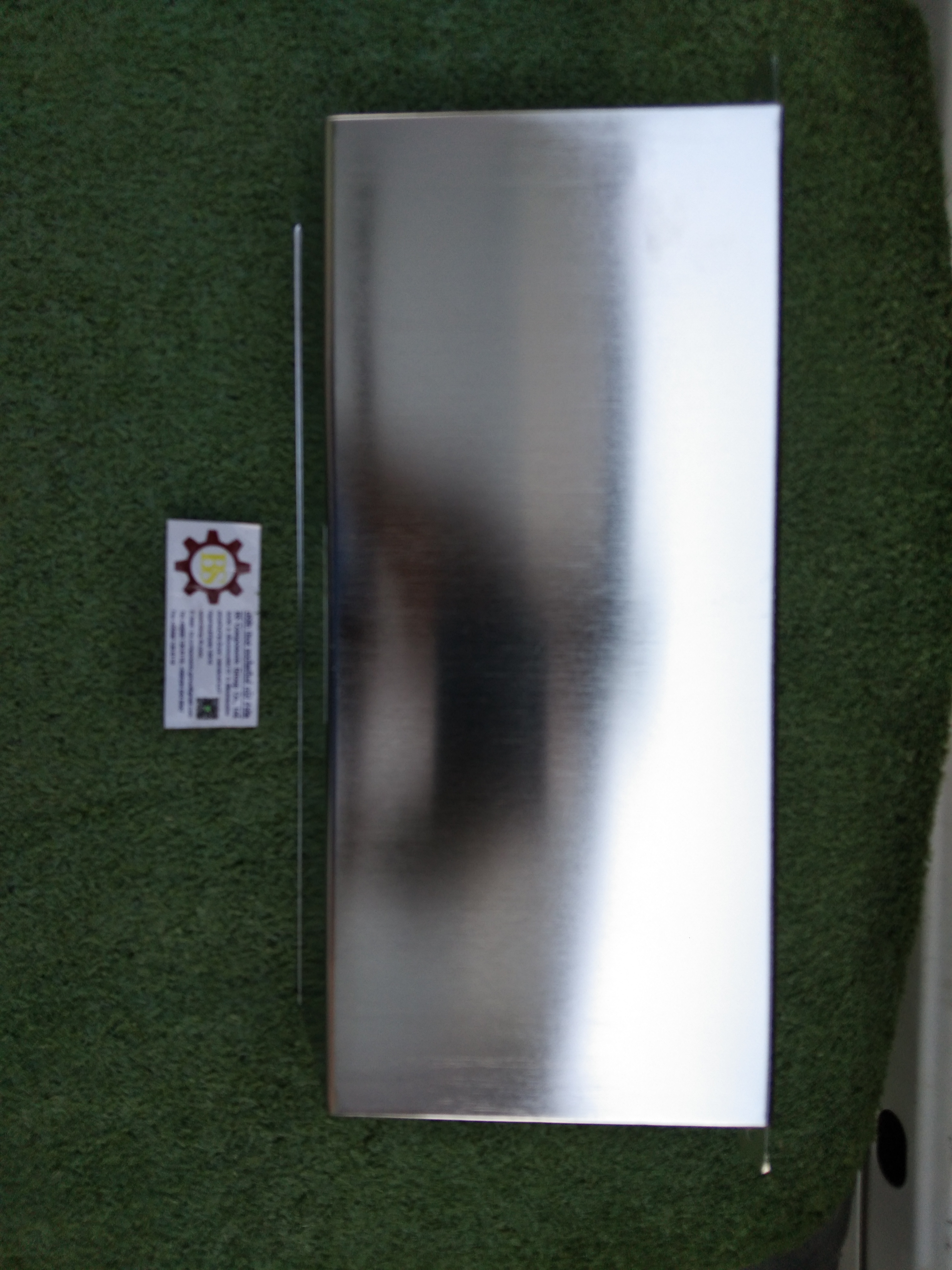 กล่องสแตนเลสด้านบนสโลป POWER PLUGS (C) W350xH150xD150mm.