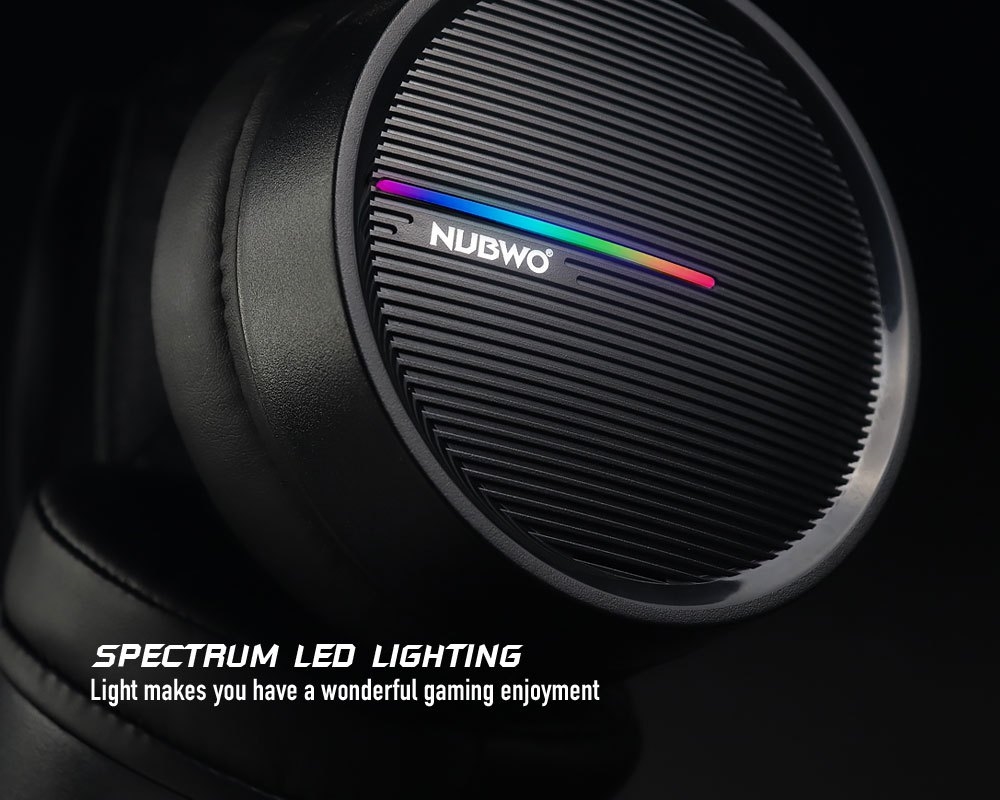 X98 NUBWO HEADPHONE GAMING USB [7.1] (BLACK) HP-HM-NW-X98BK