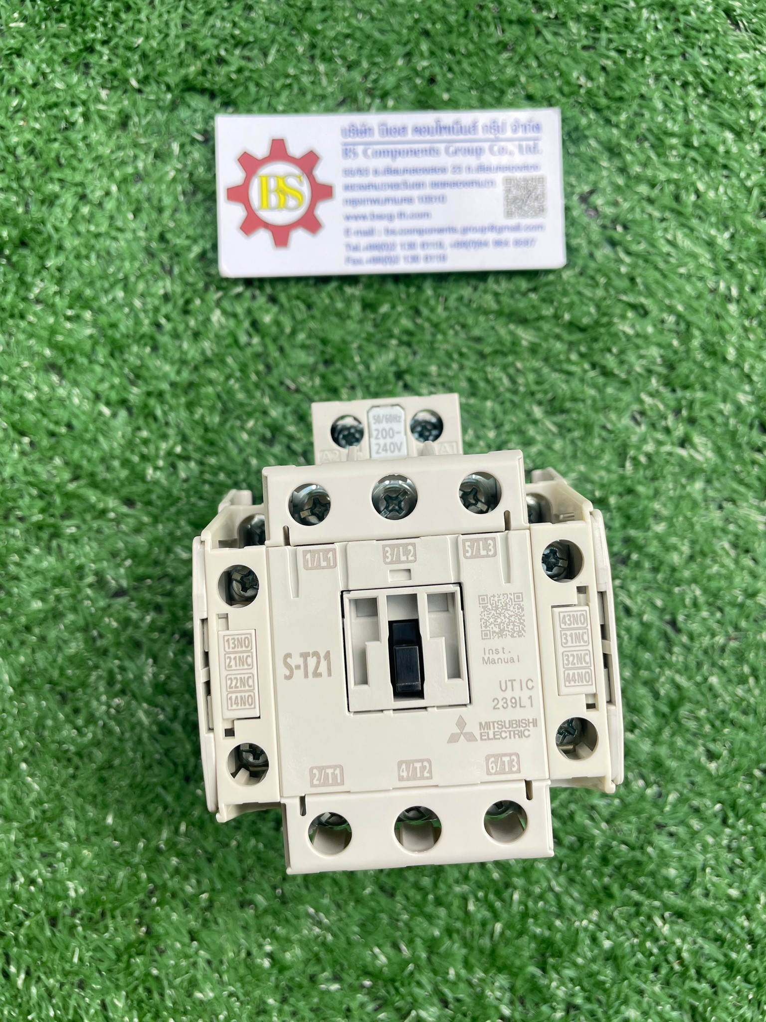 MITSUBISHI : คอนแทคเตอร์ S-T21 coil220Vac