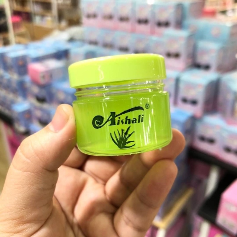 AISHALI Soothing and Moisture Aloe Vera 99% Lip Balm = No change color (lips) ลิปมัน ไม่เปลี่ยนสี