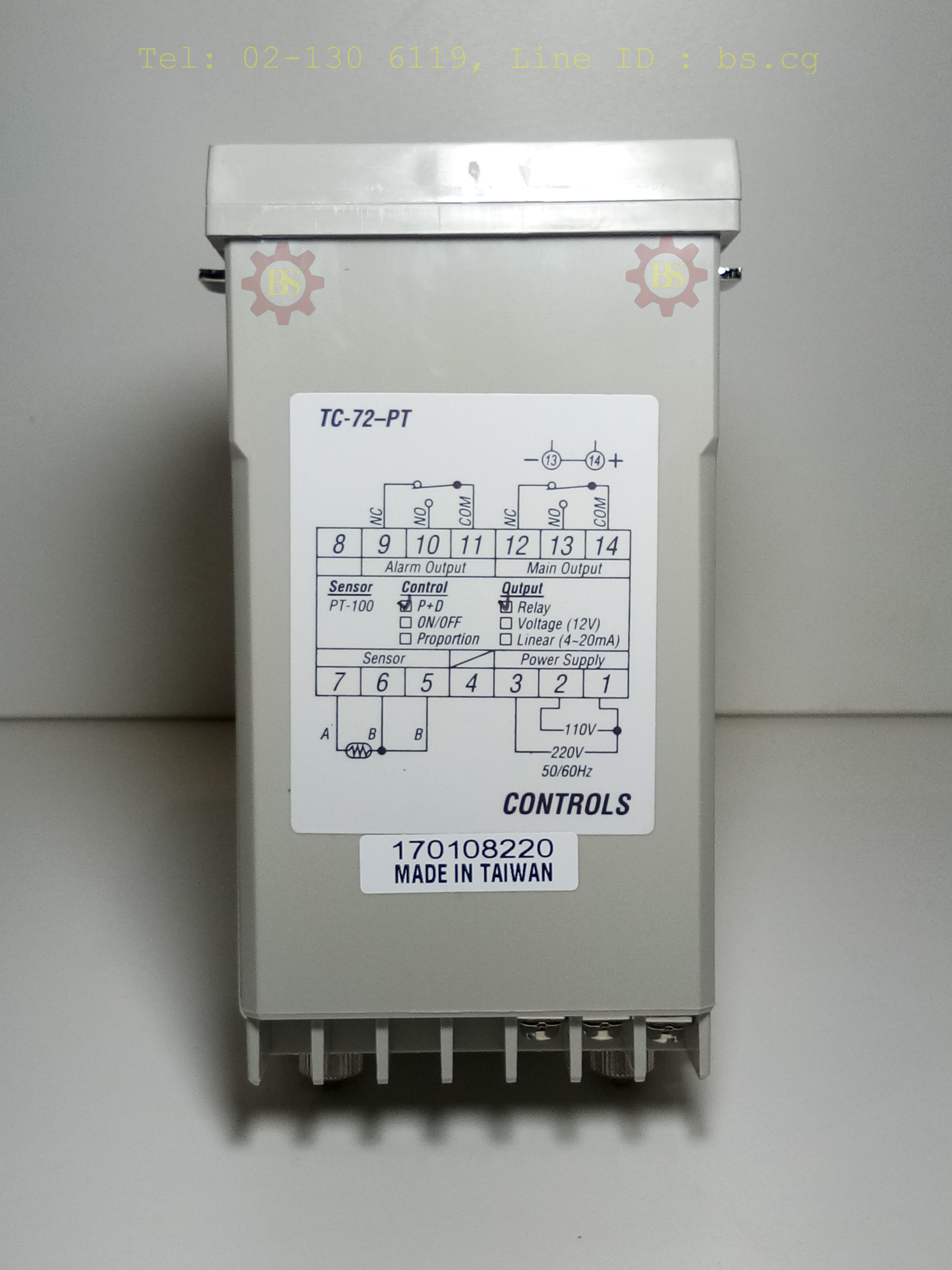 FOTEK : Temperature Controller TC72-AD-PT-R4