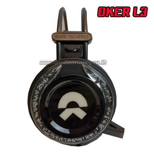 OKER L3 LAVA SONIC OKER HEADPHONE+MIC หูฟัง (ไฟเปลี่ยนสีได้) L3 HP-HM-OK-L3LAV