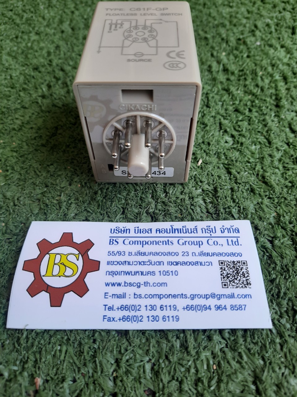 CIKACHI : Floatless level sw.C61F-GP 220V (ไม่รวม Socket)