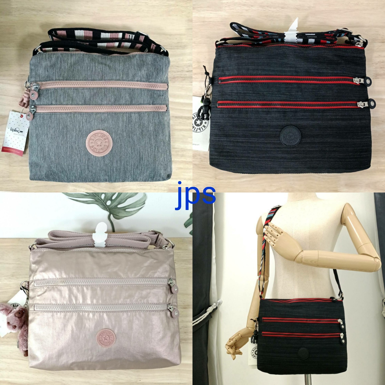 กระเป๋าคิปลิ้งใบใหญ่ 12 นิ้ว ลดราคา กันน้ำได้ จุของได้เยอะ KIPLING Basic Ewo New Ella crossbody bag