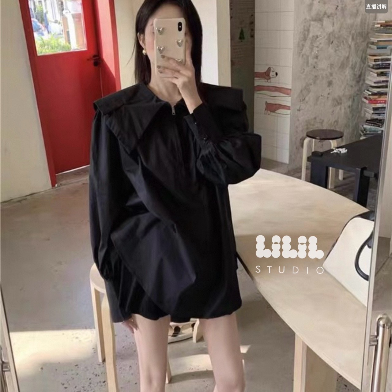 Girly Dress Shrit◾️ เสื้อเชิ้ตตัวยาว ปกสวยผ้าเกรดพรีเมียม ซิปหน้า โซคิ้วมากค่ะ