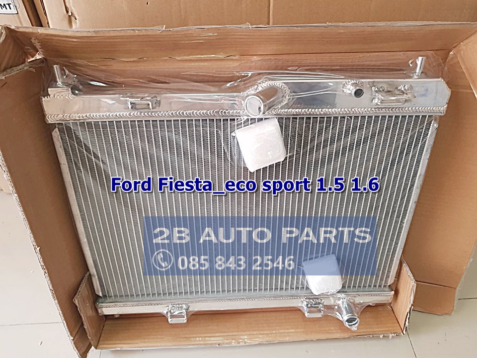 หม้อน้ำอลูมิเนียมทั้งใบฟอร์ดเฟียสต้า1.5-1.6cc/ อีโค่สปอร์ตMT/AT PA26ปี09-16 (หนา 26 มิล)