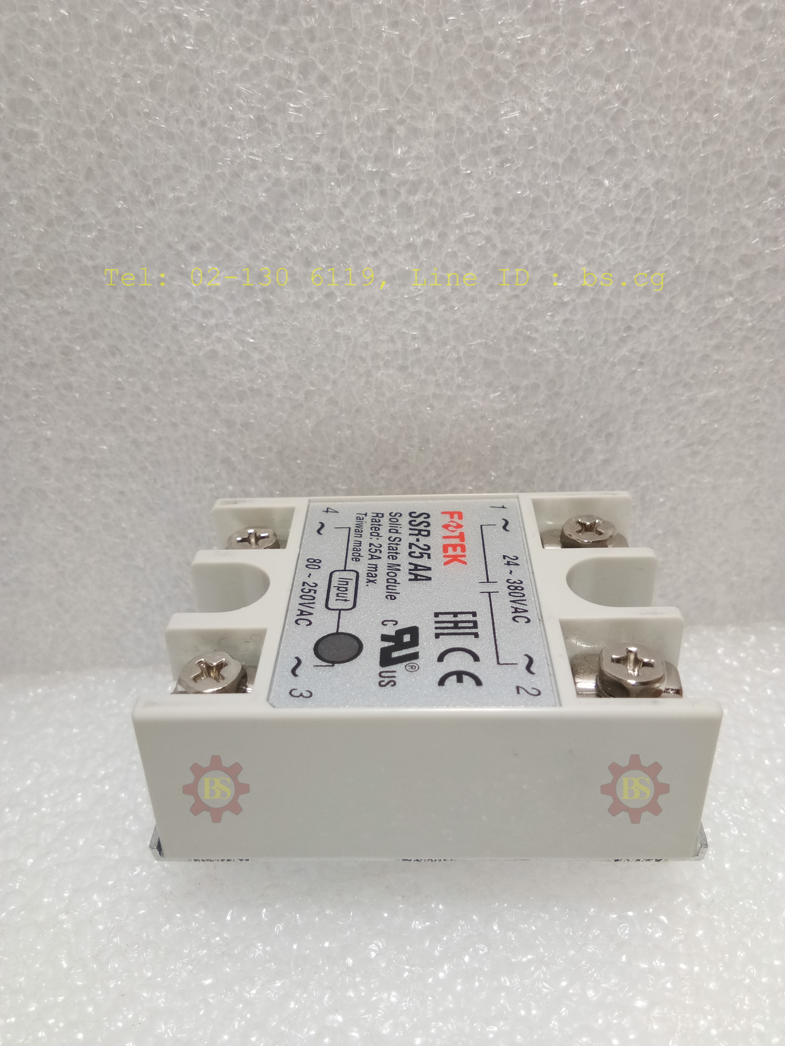 FOTEK : Solid State Module Rated: 25A max. SSR-25 AA