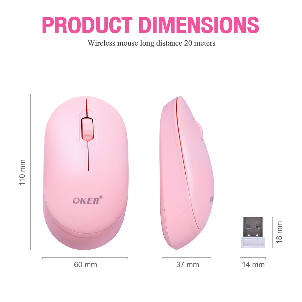 M845 OKER WIRELESS MOUSE MO-OK-WL-845XX