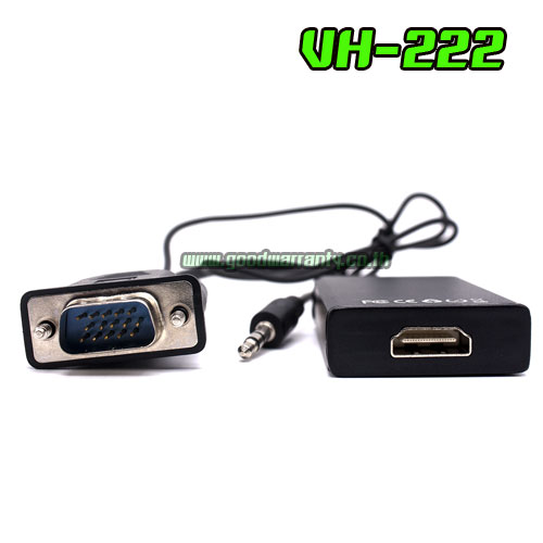VH-222 ADAPTER VGA (M)TO HDMI F) + Audio 23CM. VH222 CV-GO-XX-VH222