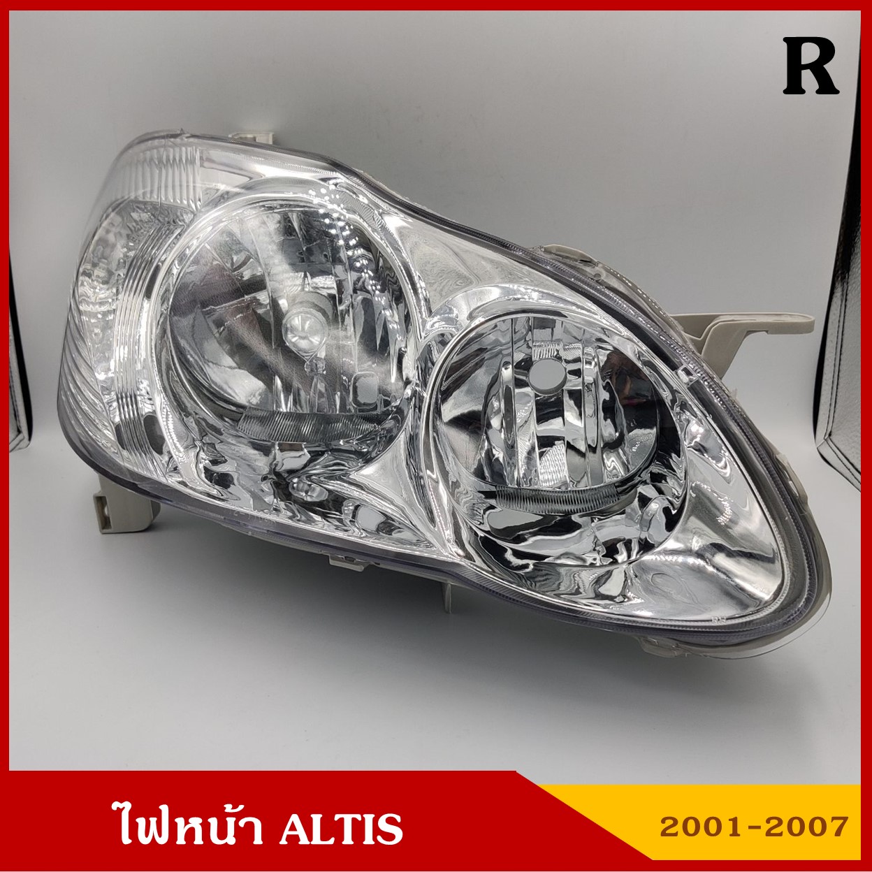 DEPO เสื้อไฟหน้า TOYOTA ALTIS 2001 - 2007 หน้าหมู อัลติส RH หรือ LH โคมไฟหน้า ราคา ดวงละ