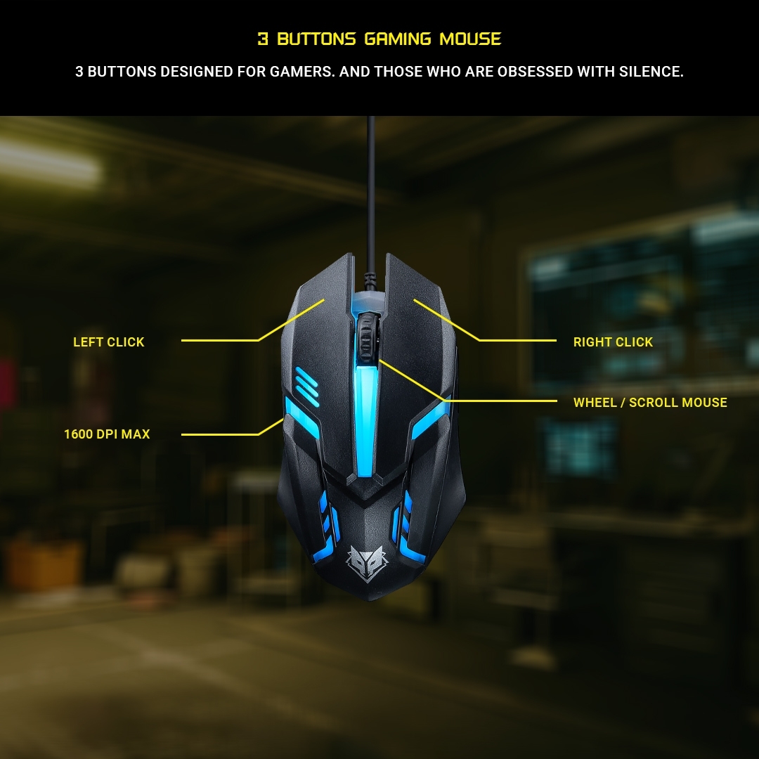 NKM-623 NUBWO SAVITAR KEYBOARD & MOUSE GAMING KB-KM-NW-623XX