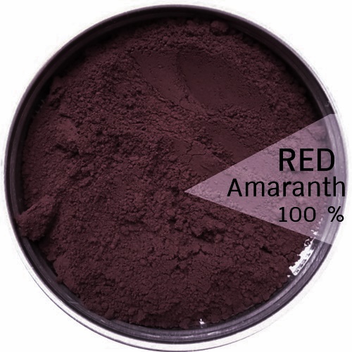 Color Red: Amaranth Red 100 % สีแดงอมรันต์ สีแดงออกชมพู , Amaranth (CI 16185) แม่สีชนิดผง ละลายได้ในน้ำ COA