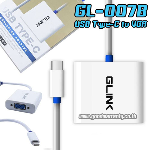 GLINK GL-007B GLINK USB TYPE-C TO VGA GL007B CA-TC-GL-G007B