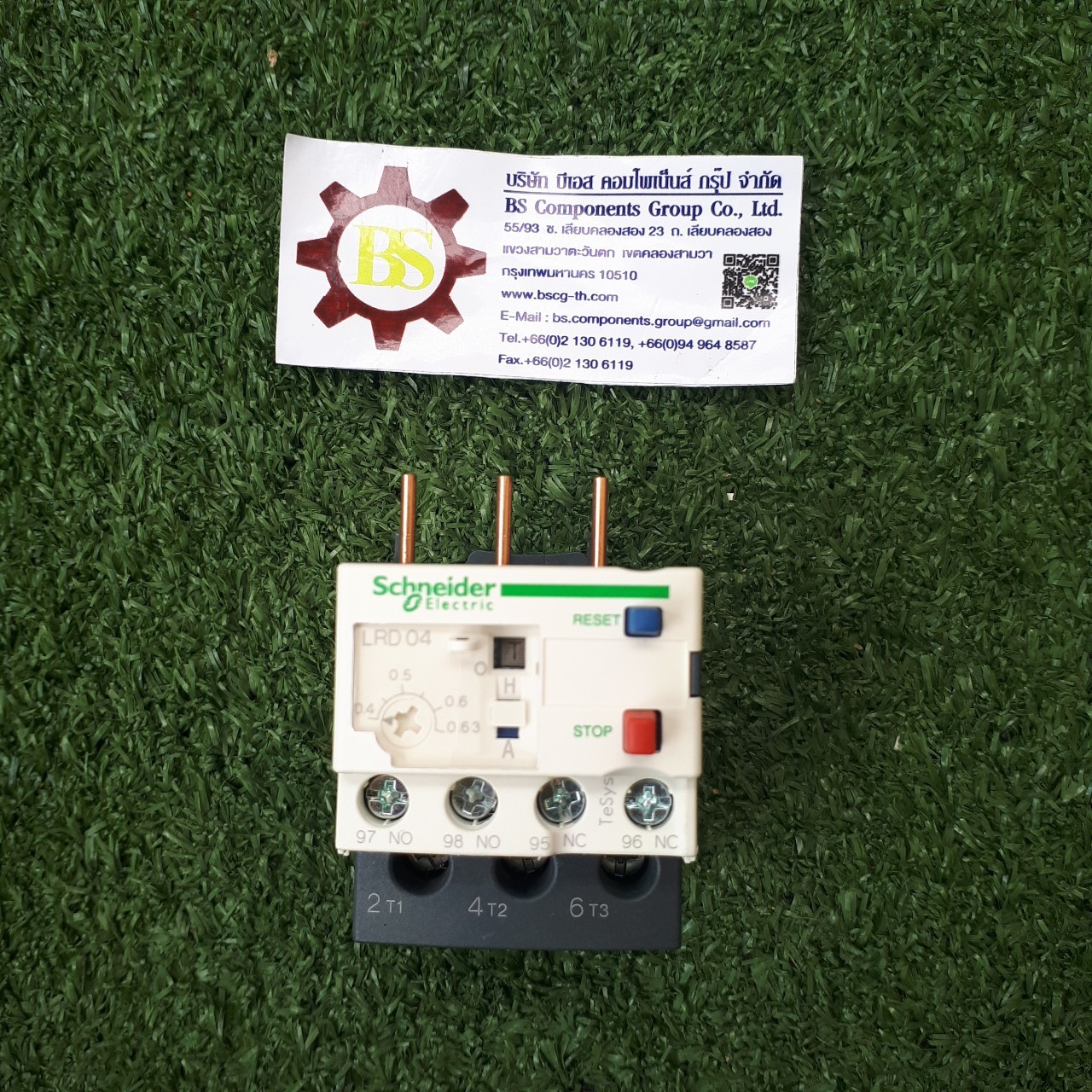Schneider : Overload Relay LRD04, NO/NC, 0.4-0.63 A