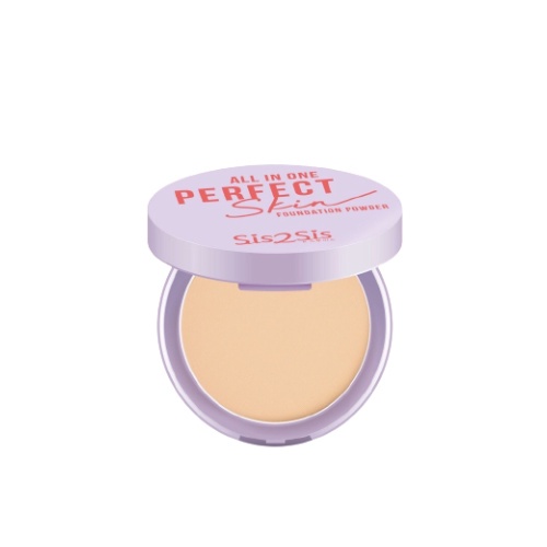 Sis2Sis All In One Perfect Skin Hya Matt 4.5กรัม SPF50 PA+++ แป้งพัฟ แป้งปกปิดกริ๊บ ผิวเรียบเนียน