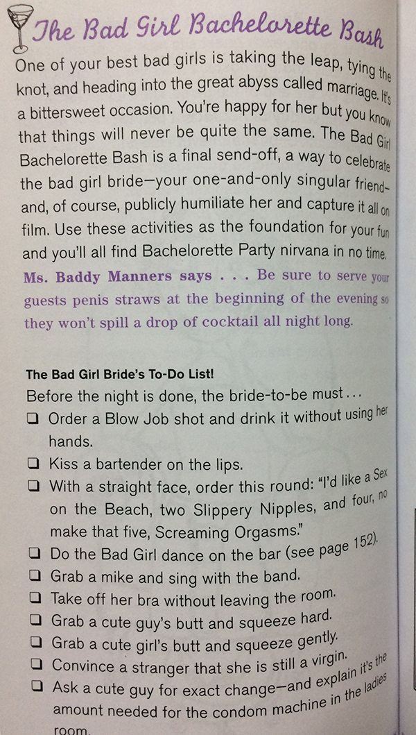 The Bad Girl's Guide to the Party Life