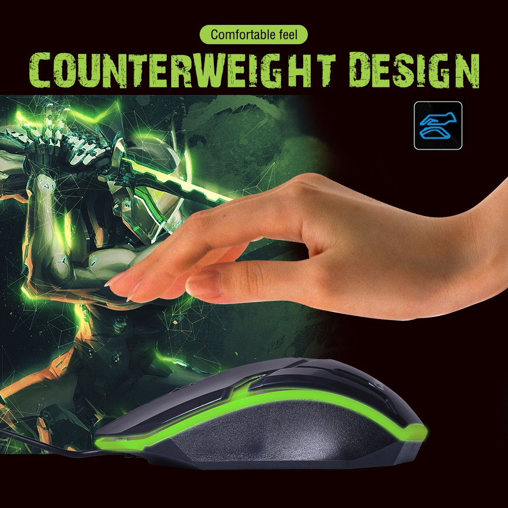 OP-167 OKER MOUSE USB LED 1000DPI SKU-02941