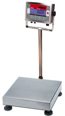 OHAUS เครื่องชั่งตั้งโต๊ะระบบดิจิตอล พิกัด 150kg รหัส T32XW TS4050 รุ่น Bench Scale 150kg (กันน้ำ)