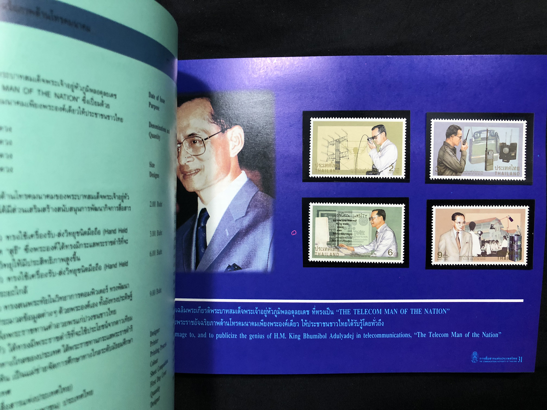 สมุดตราไปรษณียากรไทยประจำปี 2540