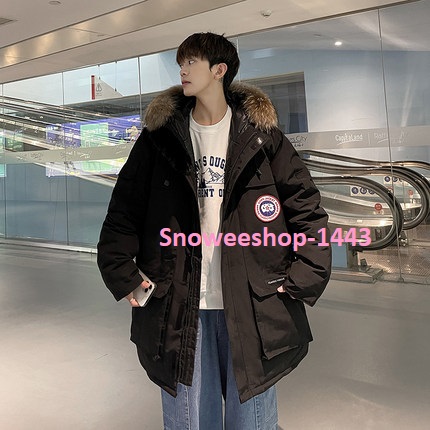 เสื้อกันหนาวแคนาดากูสตัวยาวทรงโอเวอร์ไซสวยพรีเมี่ยมฟังก์ชันครบใส่ติดลบ 40 ได้ ใส่ได้ทั้งผู้ชายและผู้หญิงมี 8 สี ไซเยอะใหญ่สุดอก 52 นิ้ว