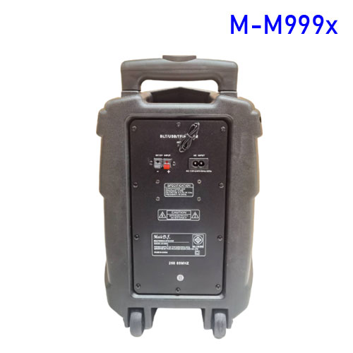 MUSIC DJ M-M999X SPEAKER /1200W.8inch+MIC*1ไร้สาย BLUETOOTH SP-MJ-08-M999X