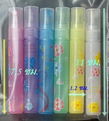 ขวดพลาสติกบรรจุน้ำหอม ขนาด 6 ซีซี , 6ใบ
