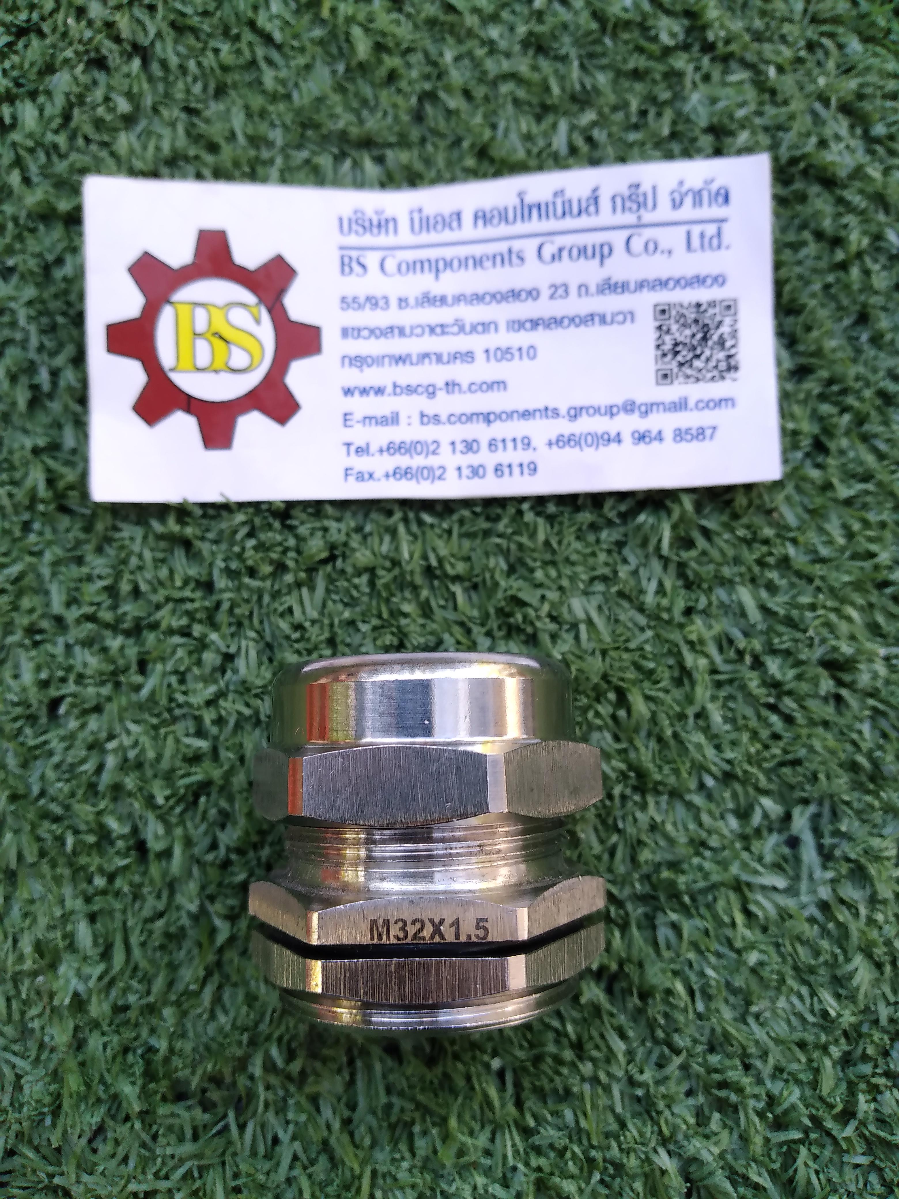 SHINOHAWA : เคเบิ้ลแกลนสแตนเลส M32x1.5 IP68 15-22mm (PL359)