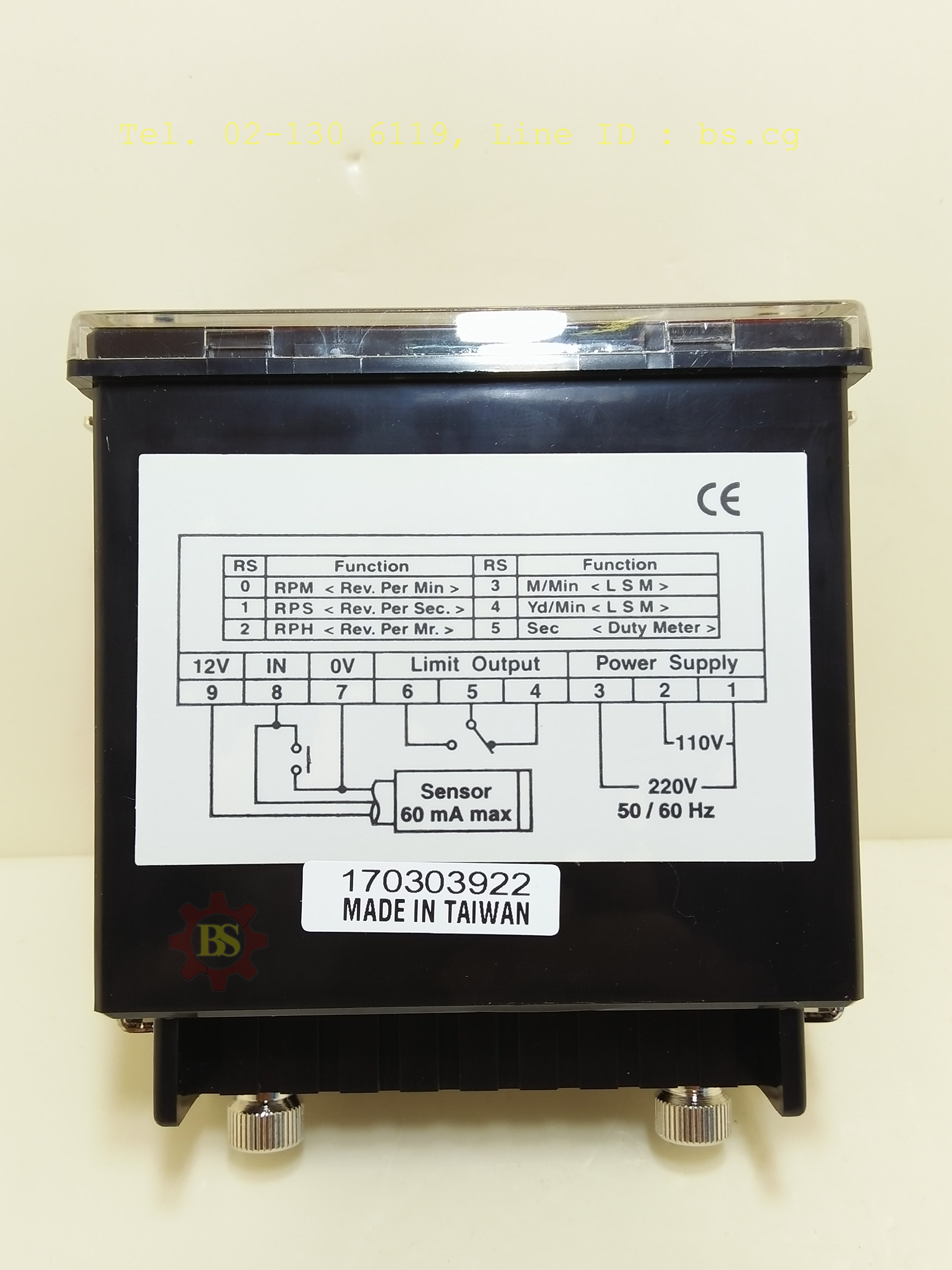 FOTEK: Tachometer SM-20