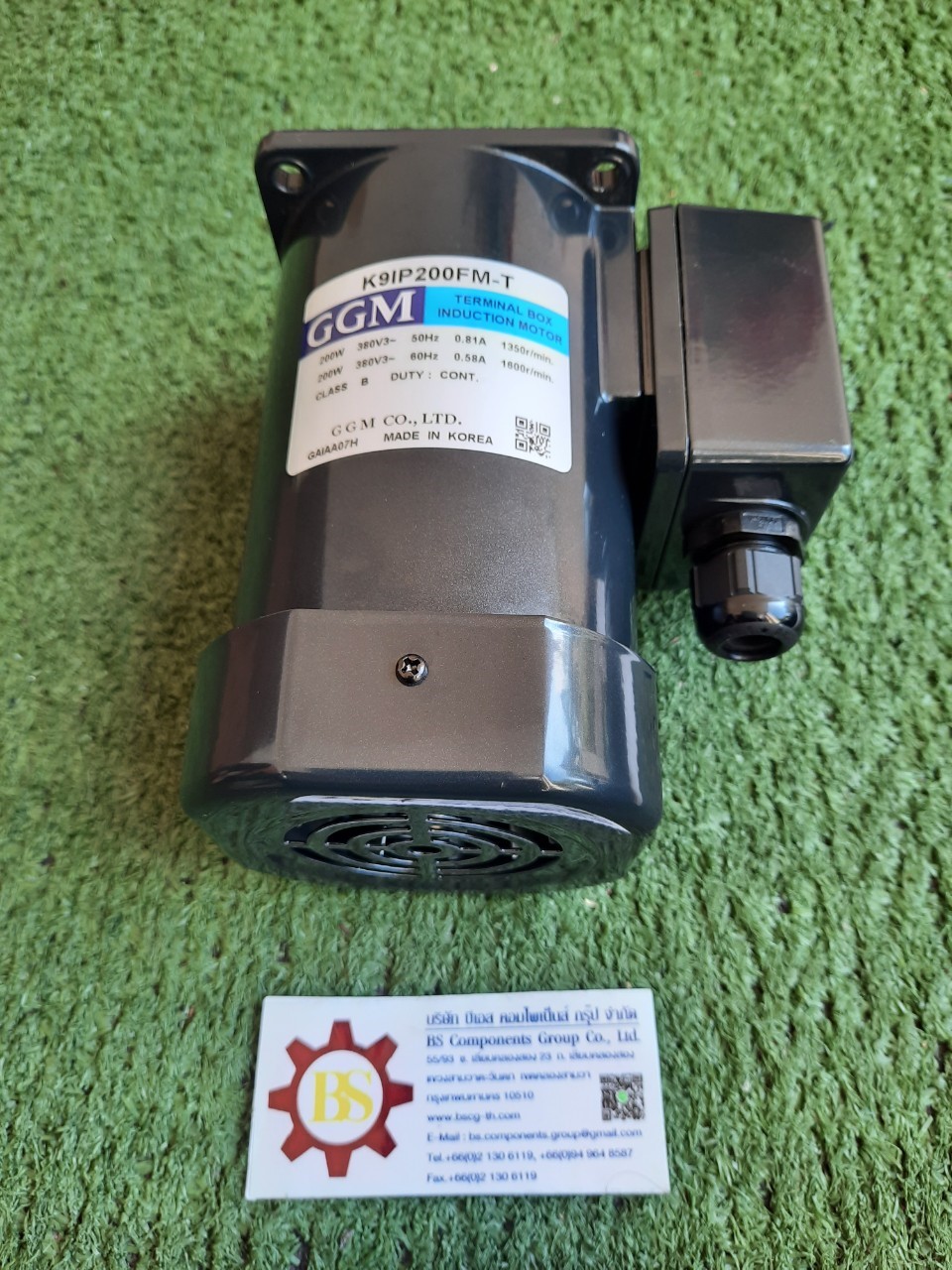GGM : INDUCTION MOTOR MODEL : K9IP200FM-T