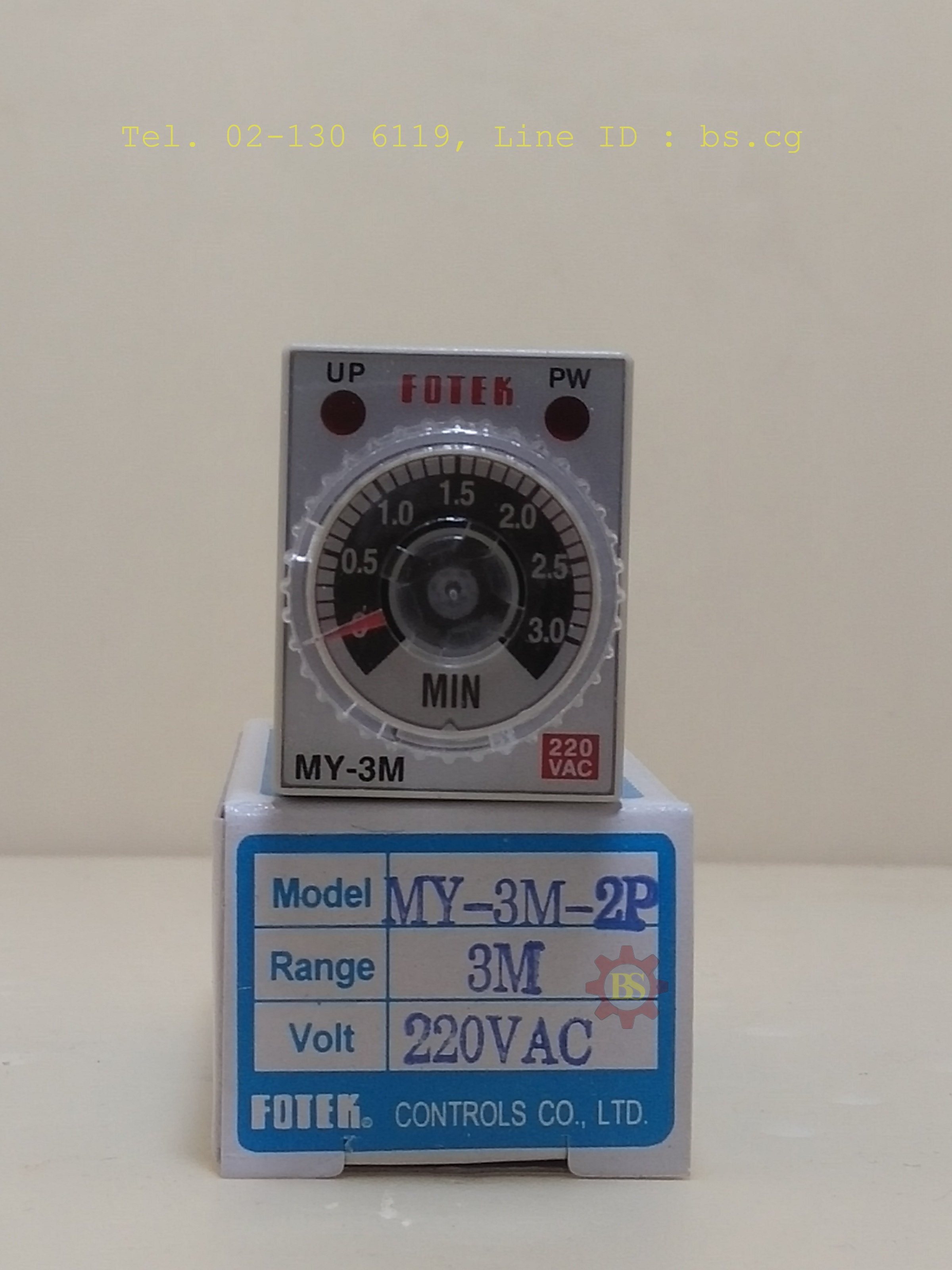 FOTEK: Timer MY-3M-2P-220V