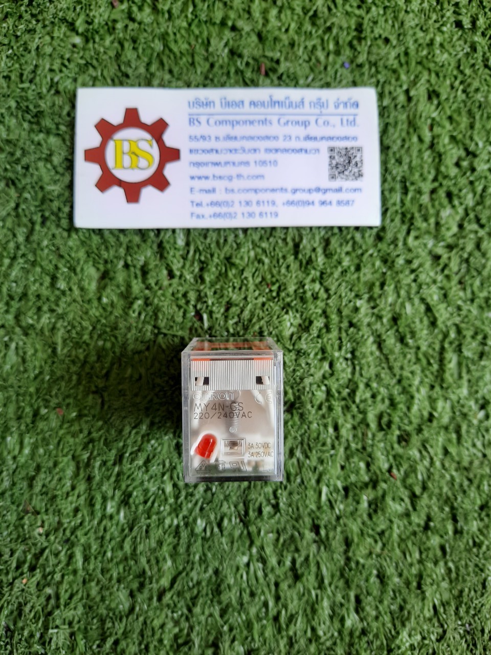 OMRON : Relay MY4N-GS coil 220VAC, Status LED