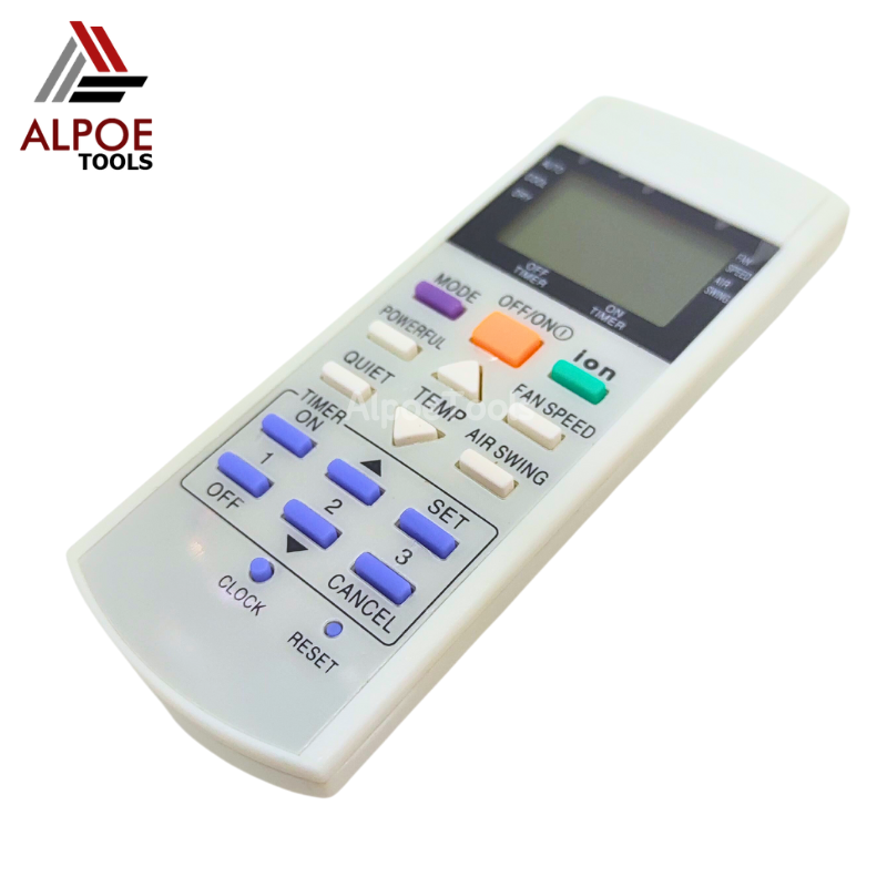 รีโมทแอร์ Panasonic มีปุุ่ม ion รหัส A75C3299